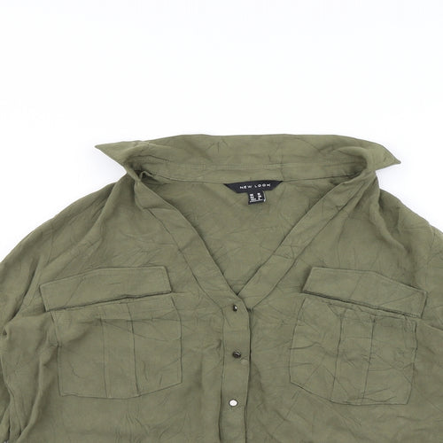 New look Womens Green   Basic Blouse Size 10