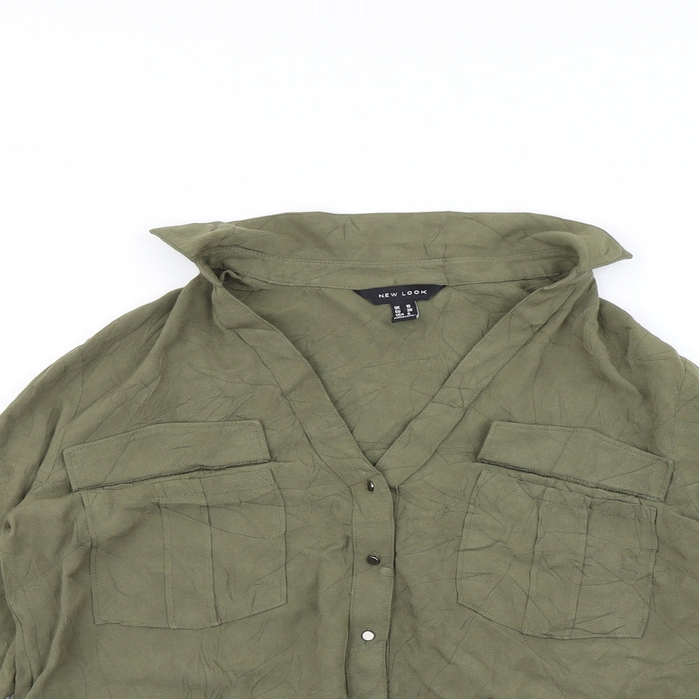 New look Womens Green   Basic Blouse Size 10
