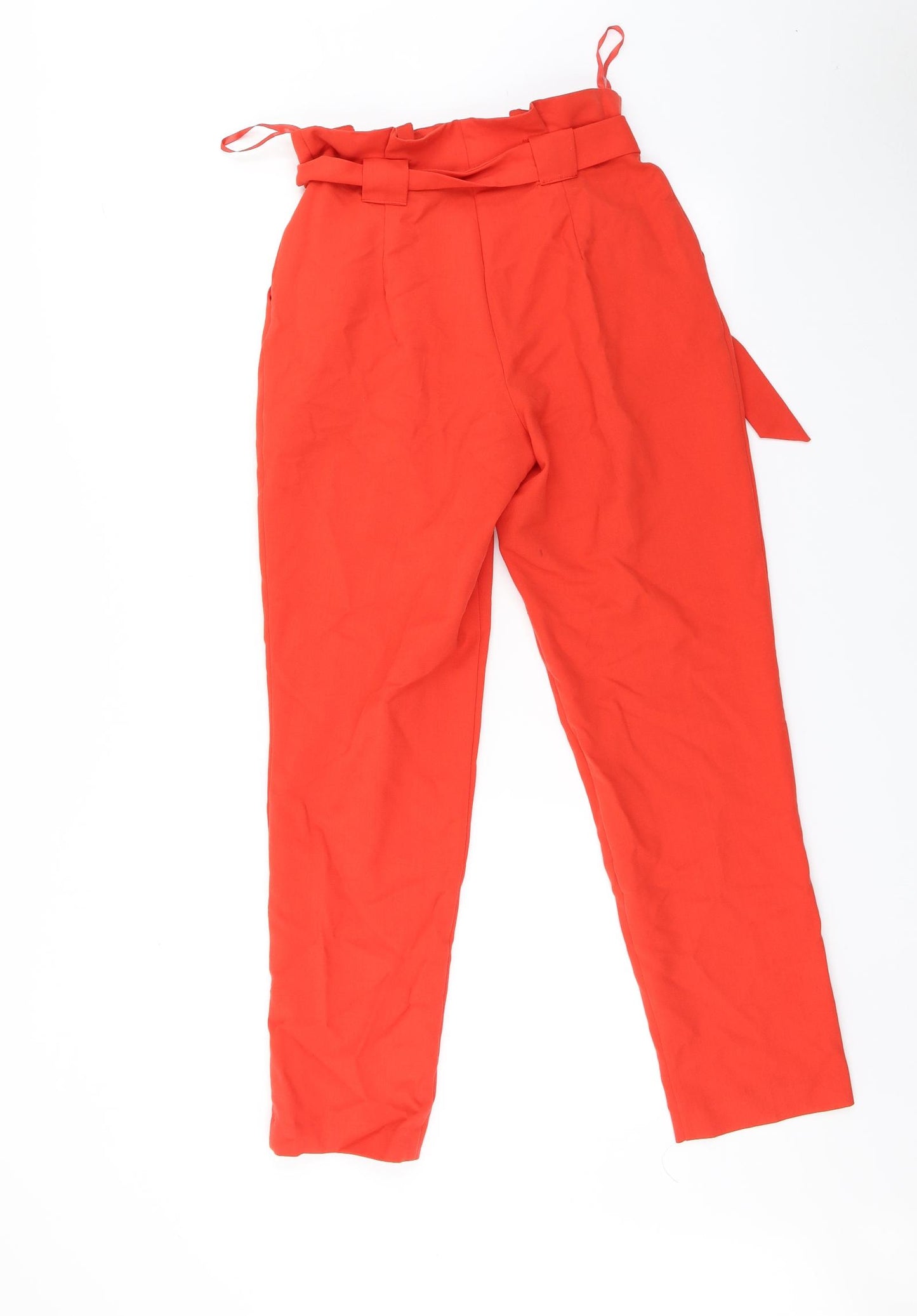 Miss Selfridge Womens Orange   Trousers  Size 6 L27 in