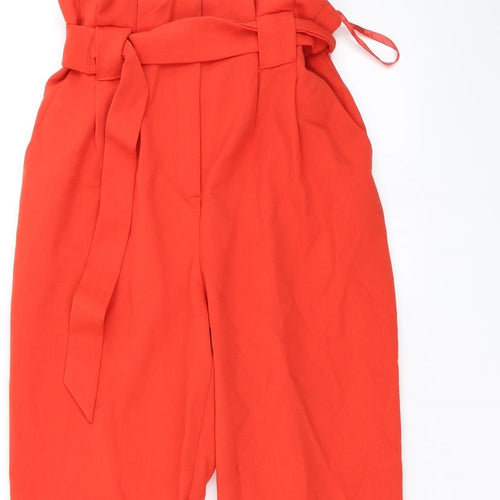 Miss Selfridge Womens Orange   Trousers  Size 6 L27 in