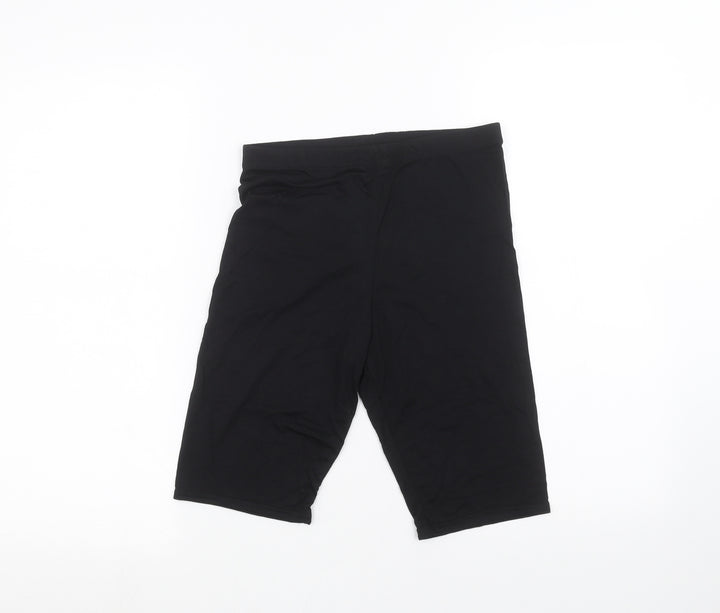 Boohoo Womens Black Bermuda Shorts Size 8