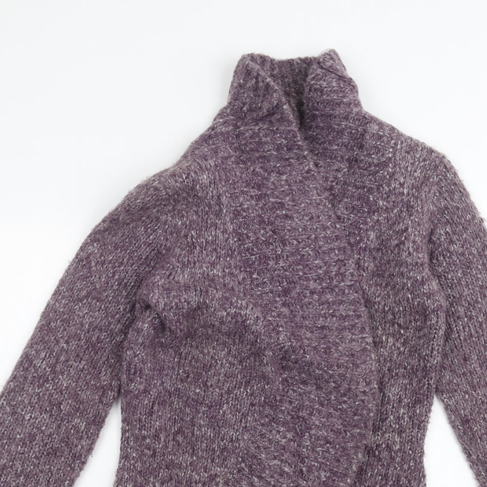 Papaya Womens Purple   Jacket Coatigan Size 8