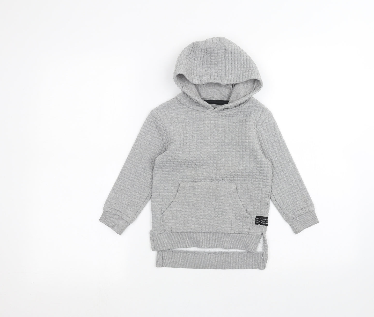 Primark Boys Grey   Pullover Hoodie Size 4-5 Years