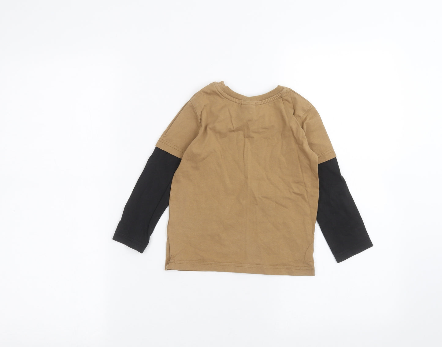 George Boys Brown   Basic T-Shirt Size 2-3 Years  - toy story