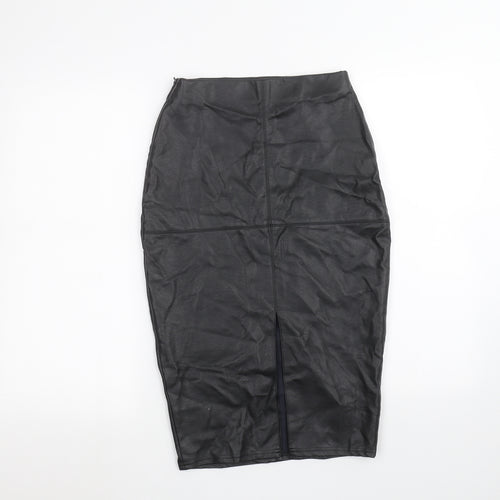 New Look Womens Black   Peasant Skirt Size 8