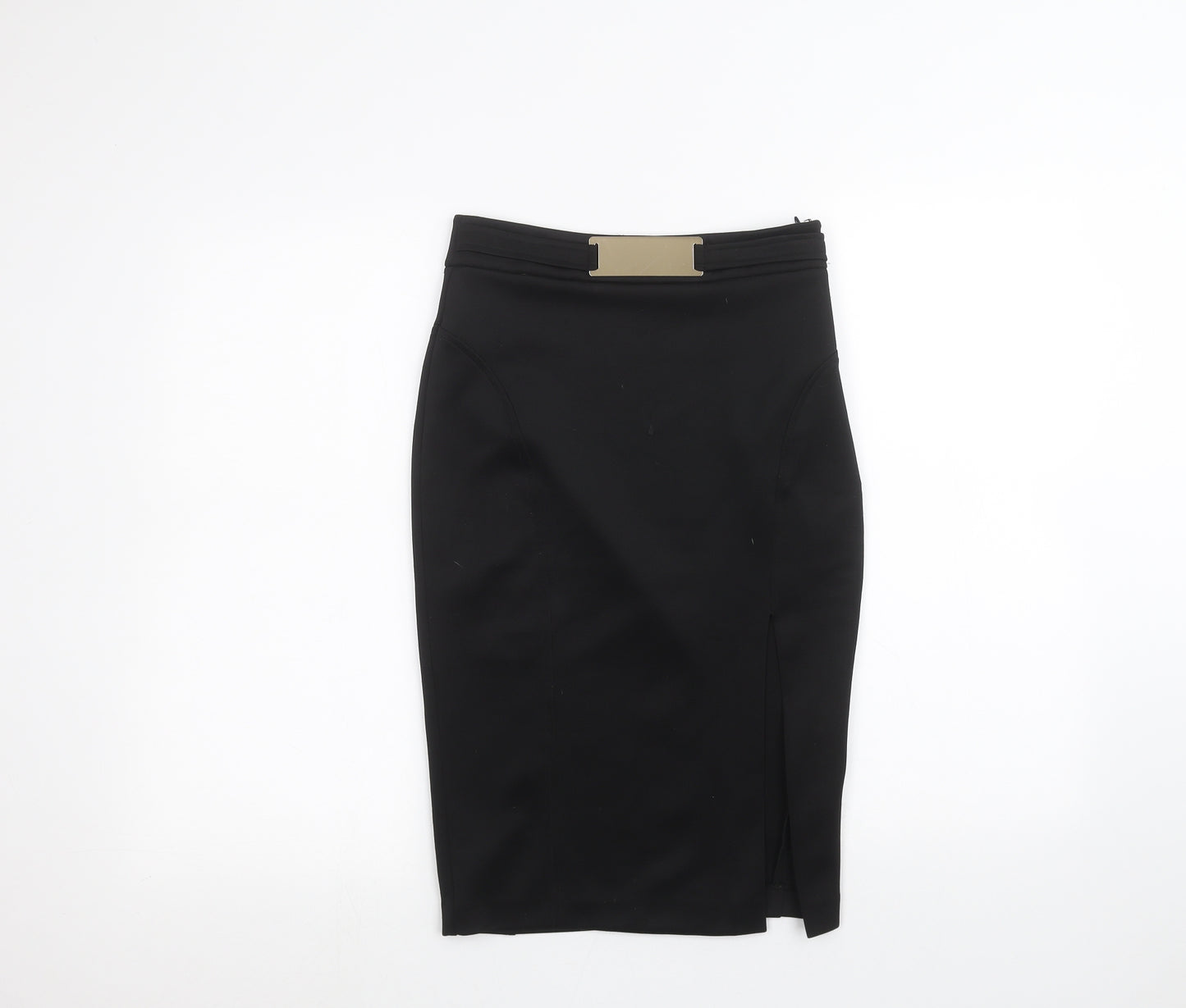 Lipsy Womens Black   A-Line Skirt Size 8