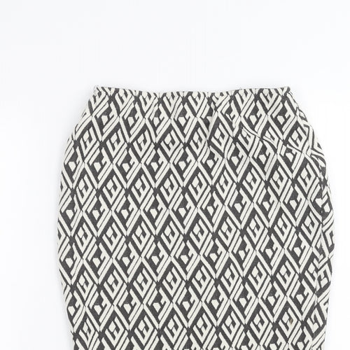 Pull&Bear Womens White   Peasant Skirt Size M
