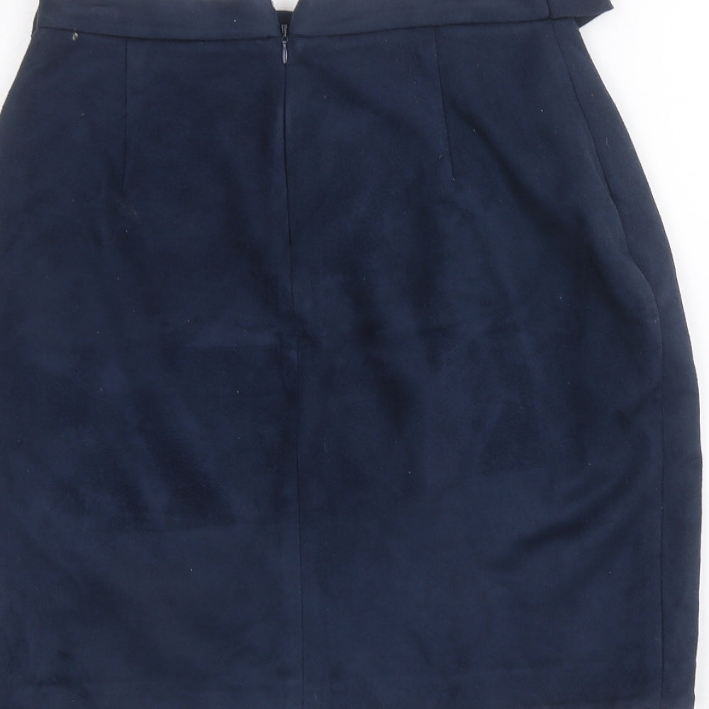 River Island Womens Blue   Bandage Skirt Size 8