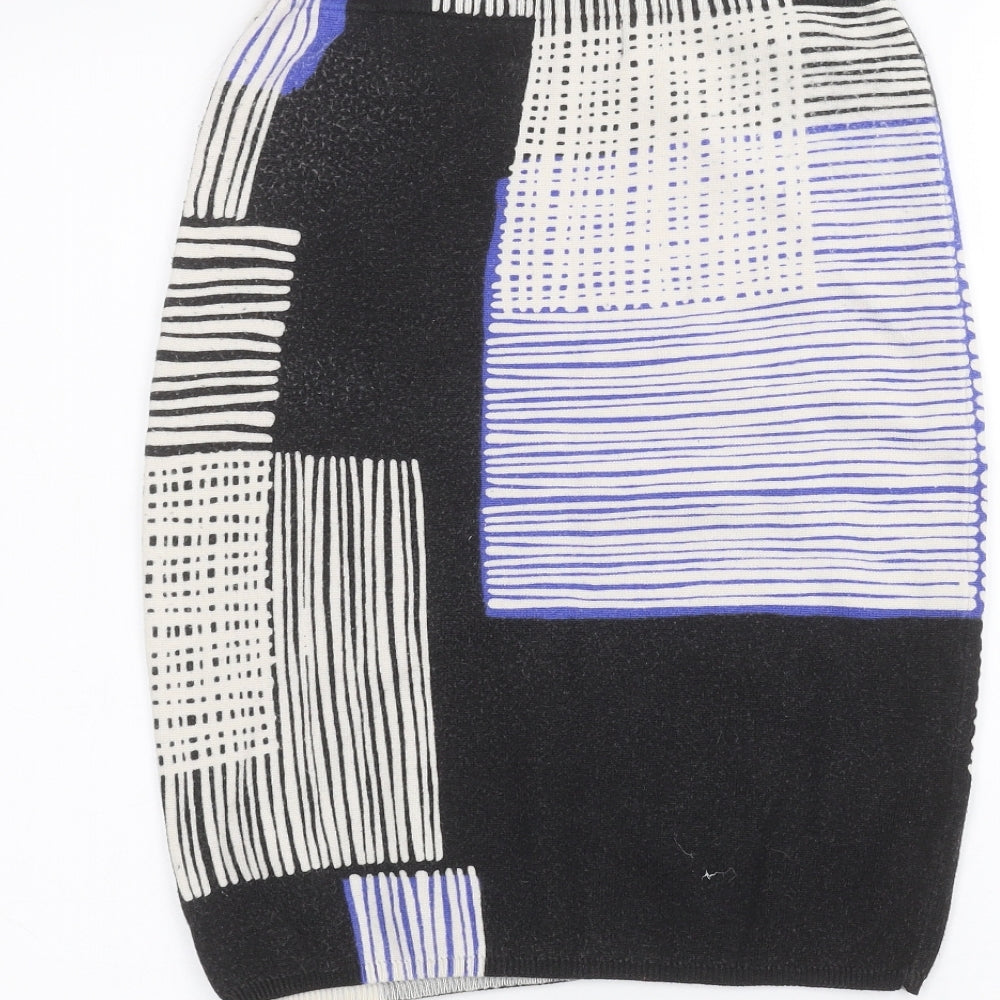 NEXT Womens Black   Bandage Skirt Size 8