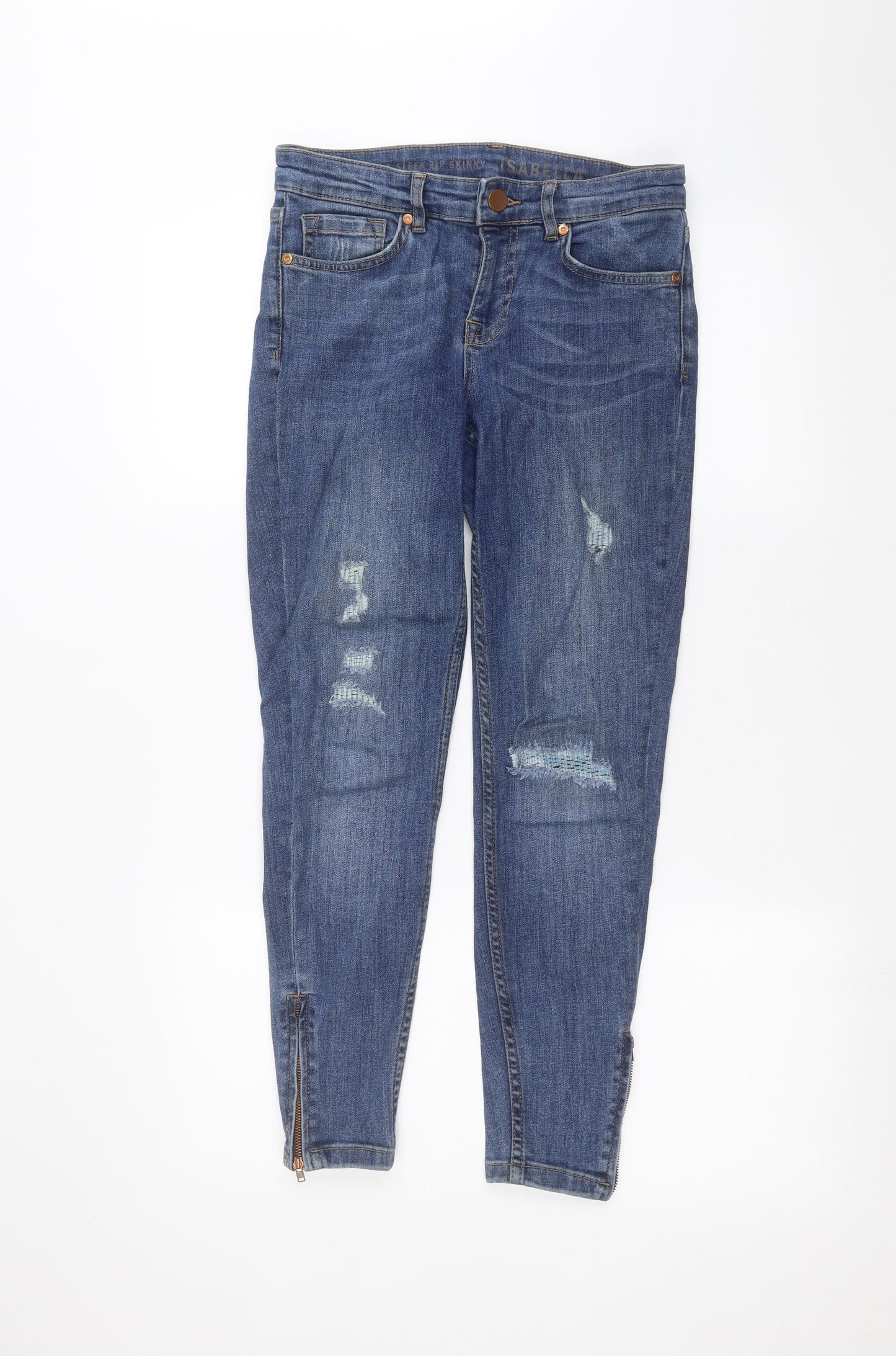Oasis Womens Blue   Skinny Jeans Size 8 L24 in