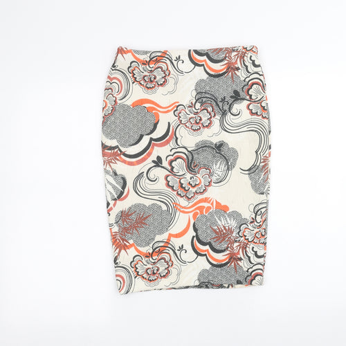 River Island Womens White   Bandage Skirt Size 8