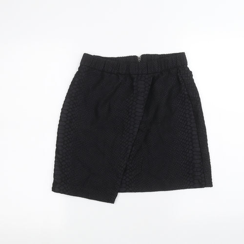 Topshop Womens Black   Bandage Skirt Size 10