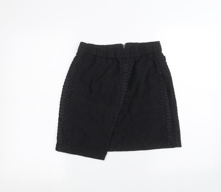 Topshop Womens Black Bandage Skirt Size 10