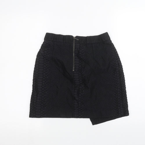 Topshop Womens Black   Bandage Skirt Size 10