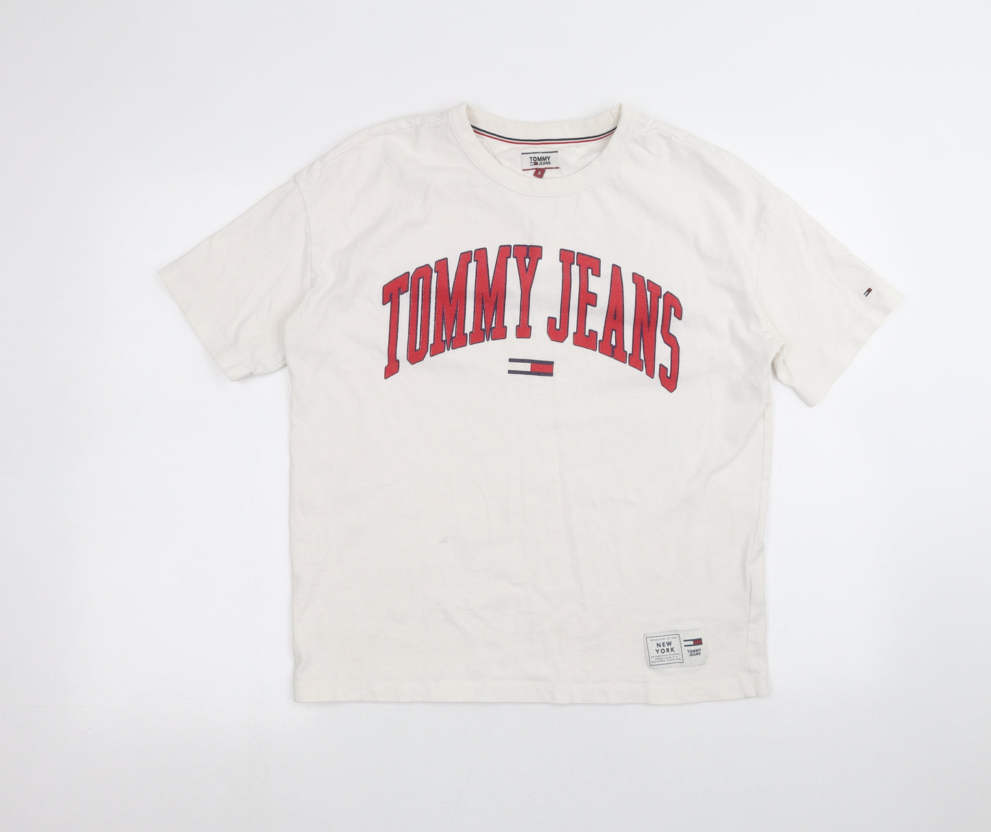 Tommy Hilfiger Mens White    T-Shirt Size S