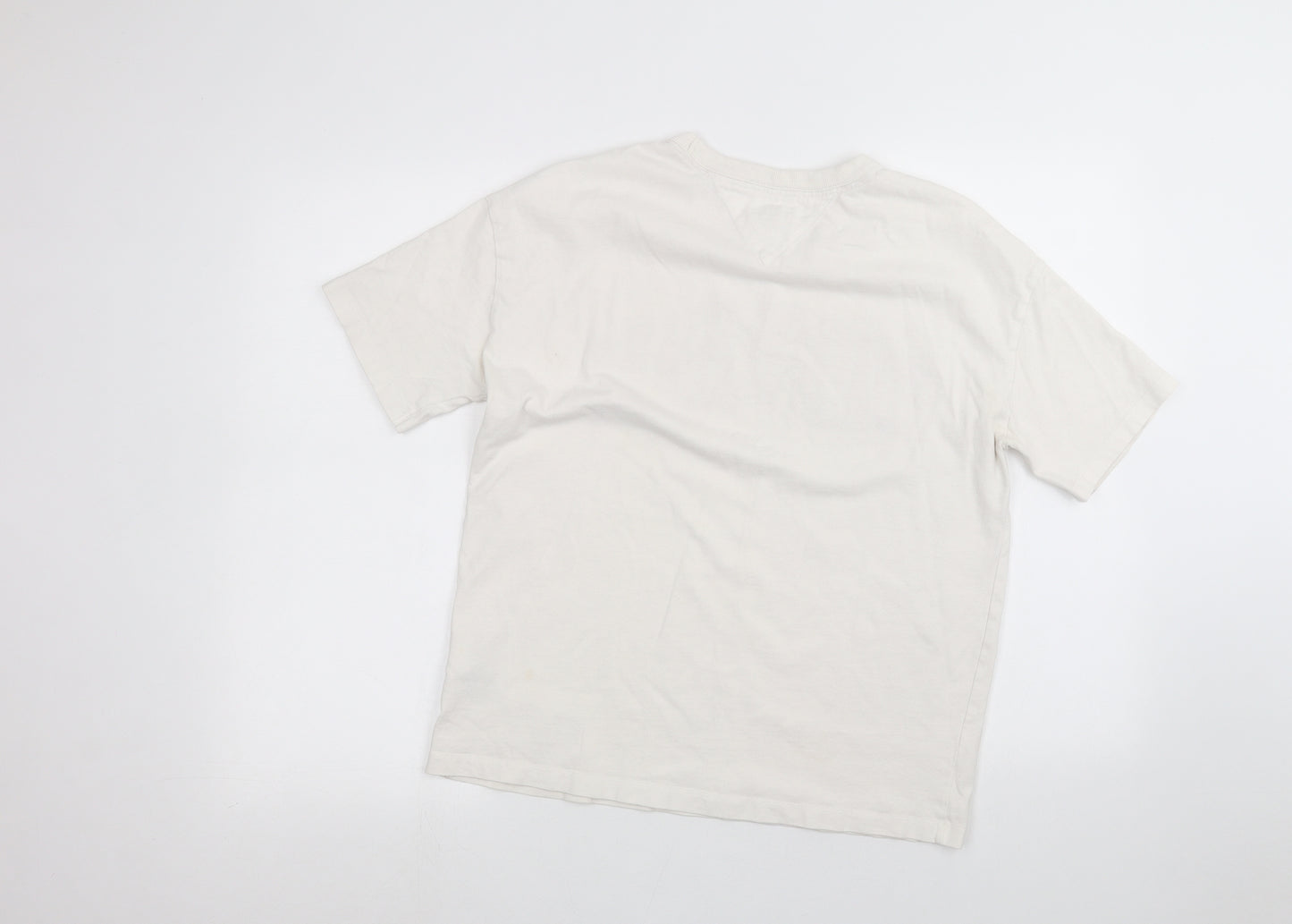 Tommy Hilfiger Mens White    T-Shirt Size S
