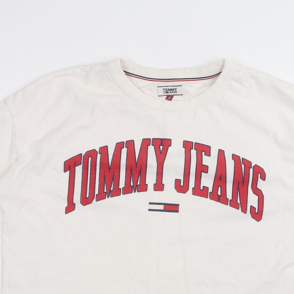 Tommy Hilfiger Mens White    T-Shirt Size S