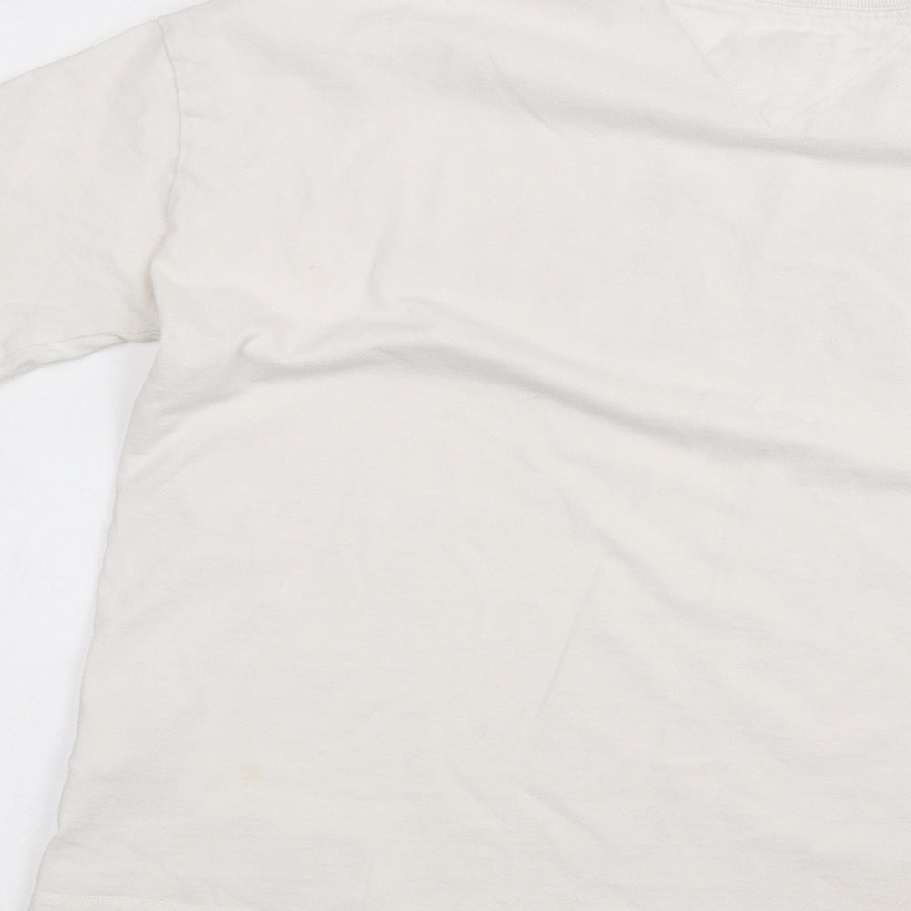 Tommy Hilfiger Mens White    T-Shirt Size S