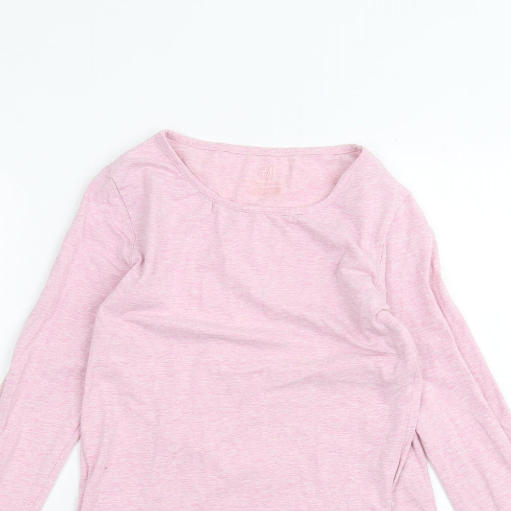 H&M Girls Pink   Basic T-Shirt Size 9-10 Years