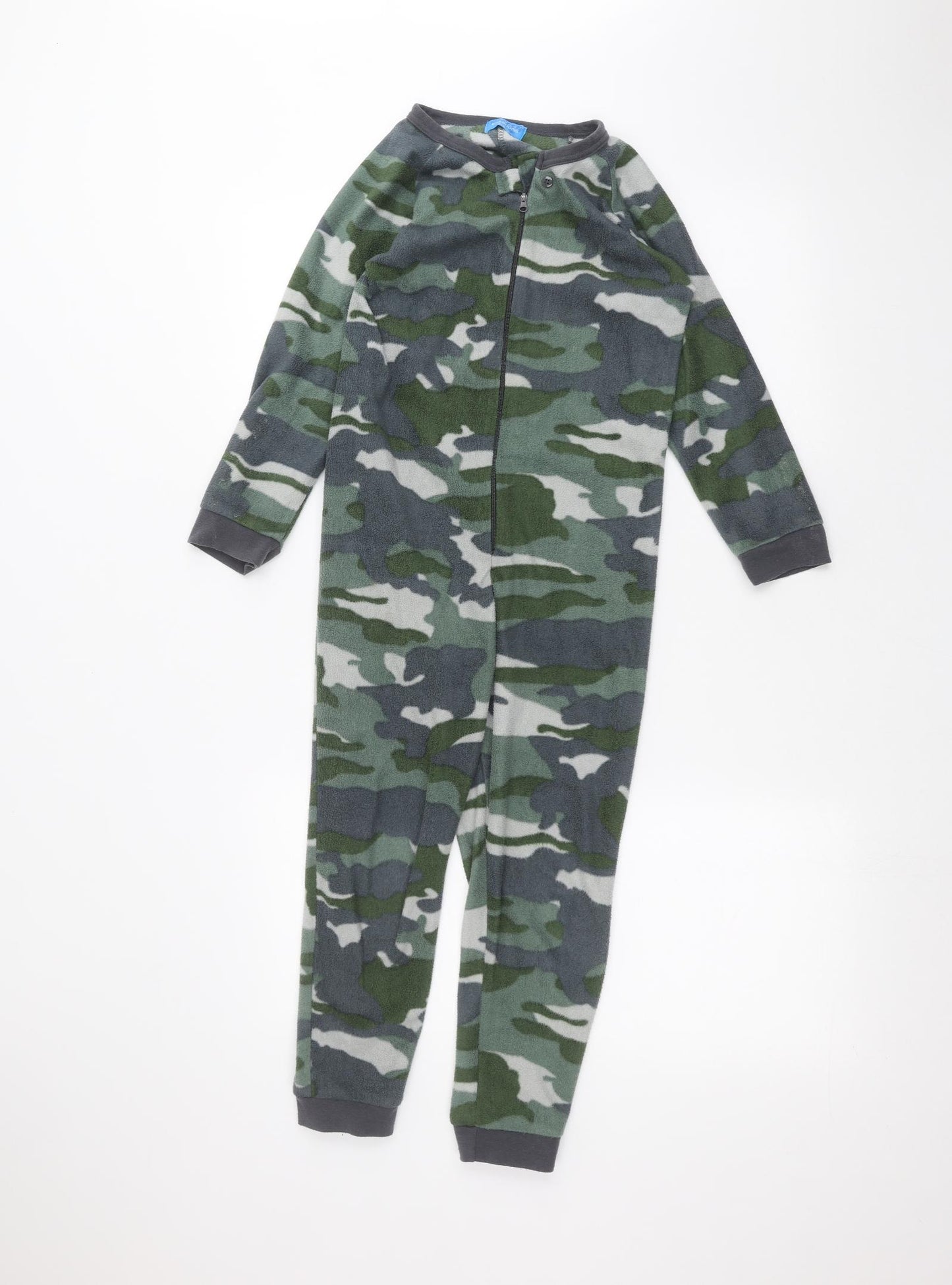 Primark Boys Green Camouflage   One Piece Size 7-8 Years