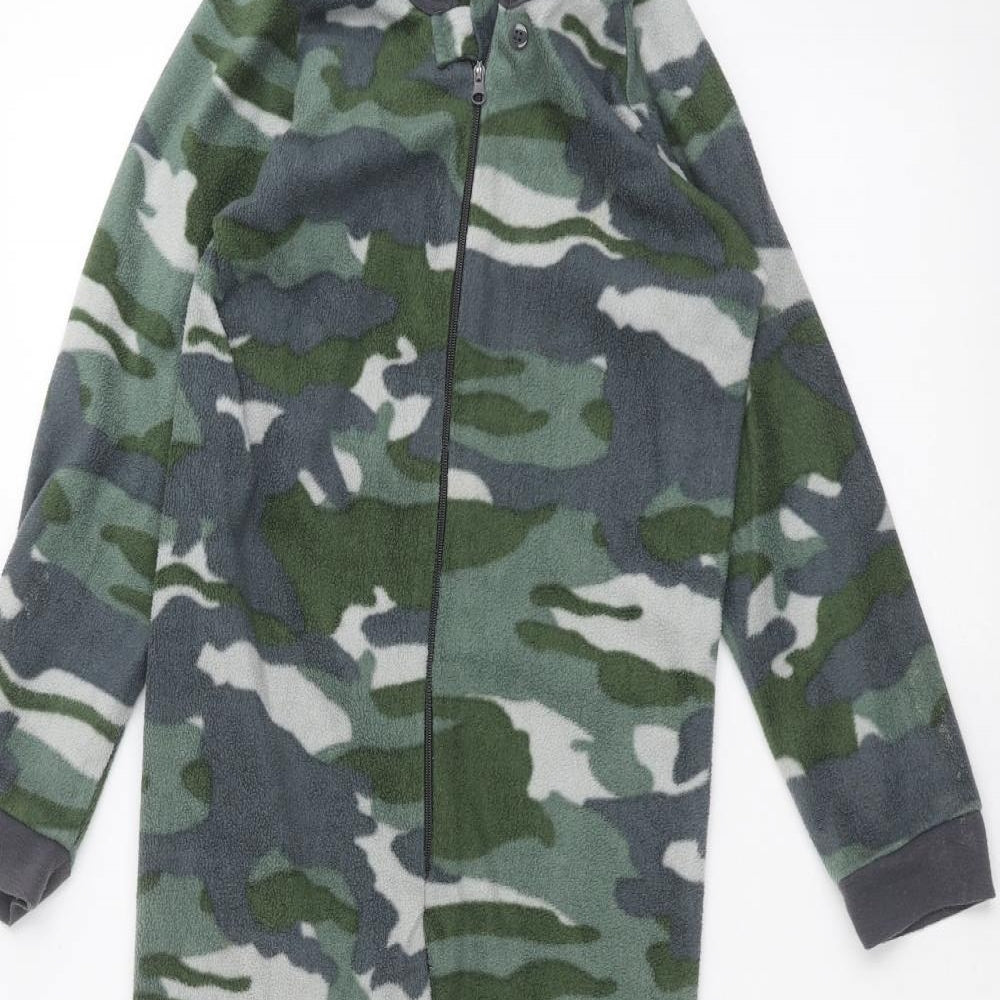 Primark Boys Green Camouflage   One Piece Size 7-8 Years