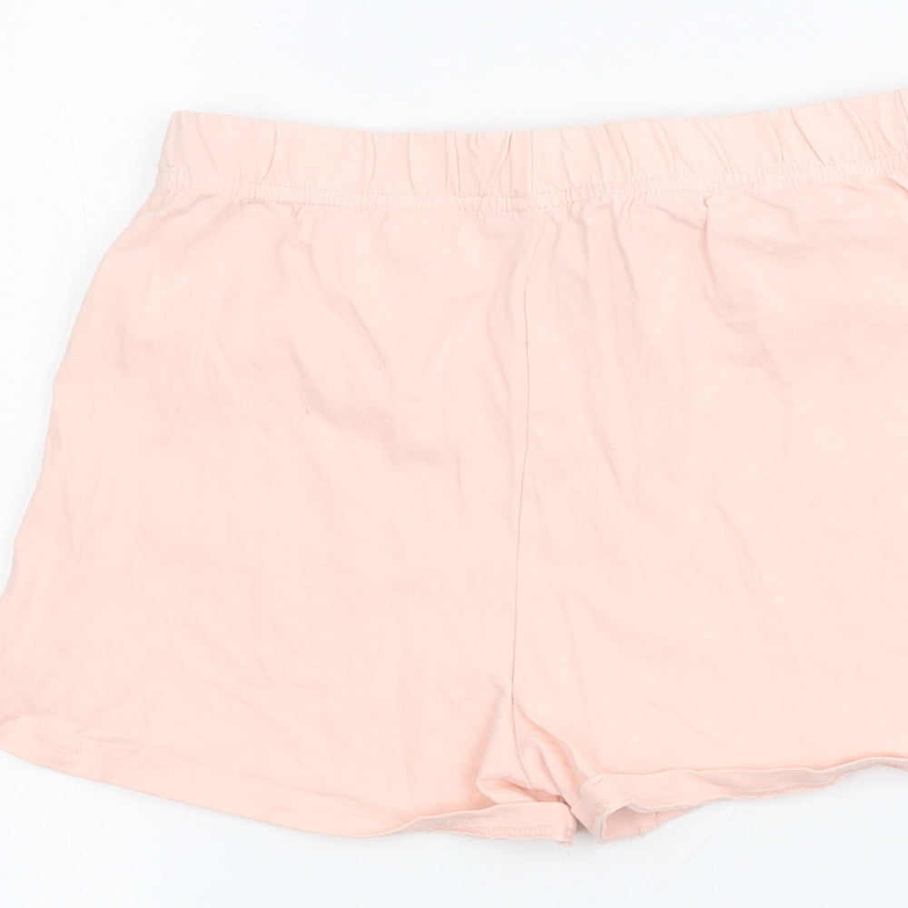 George Girls Pink   Sweat Shorts Size 10-11 Years
