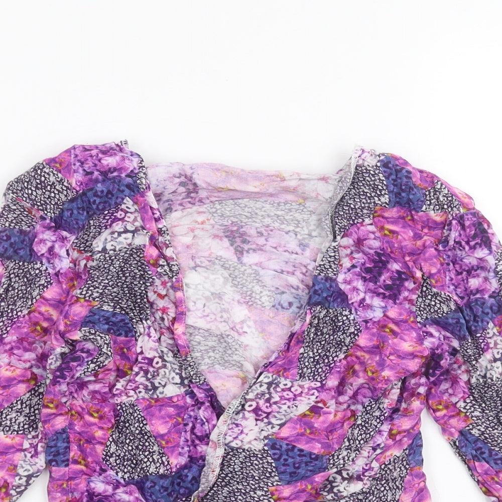 Star Girls Purple   Cardigan Jumper Size 11 Years