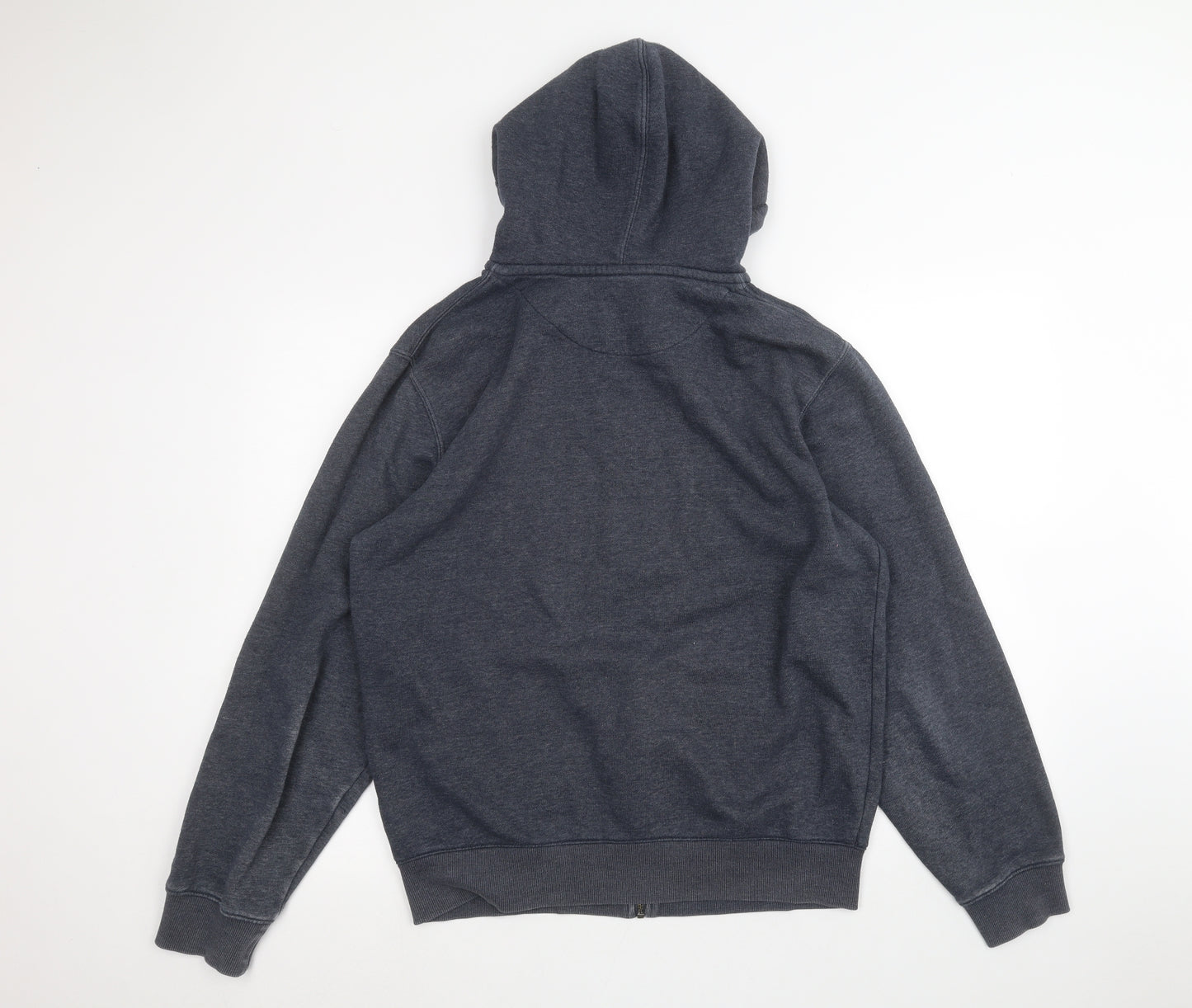 Easy Mens Blue   Full Zip Hoodie Size M