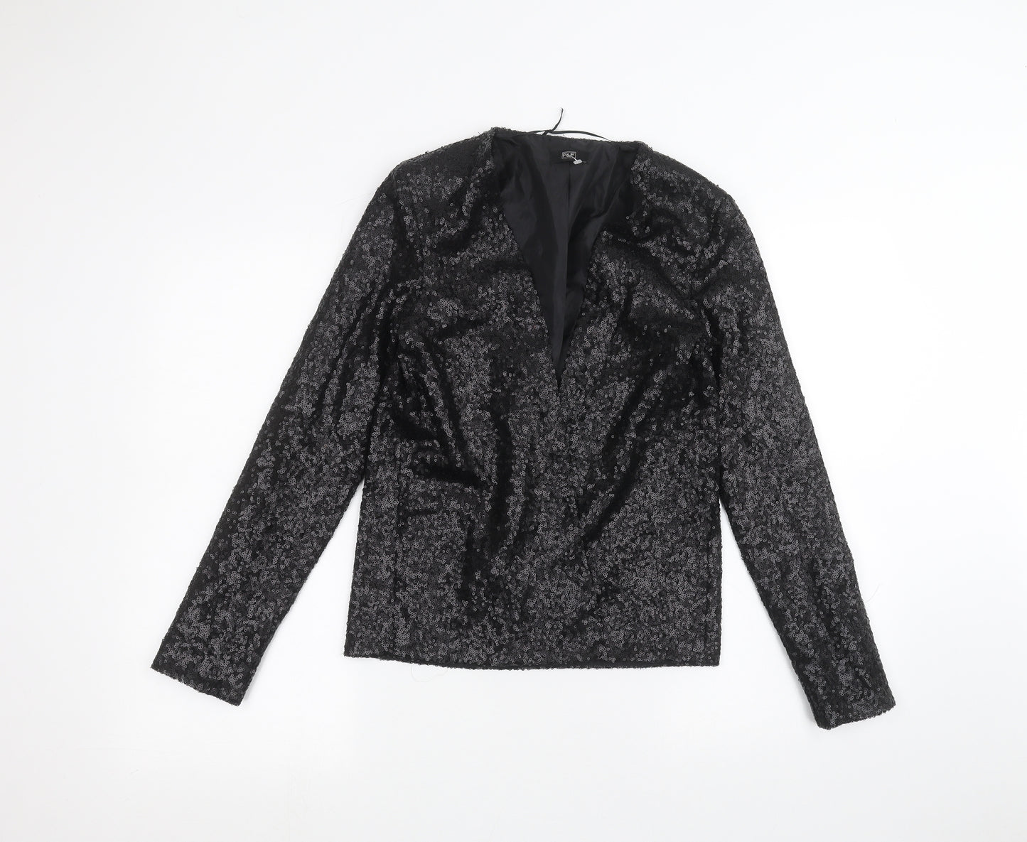 F&F Womens Black   Cardigan Jumper Size 6