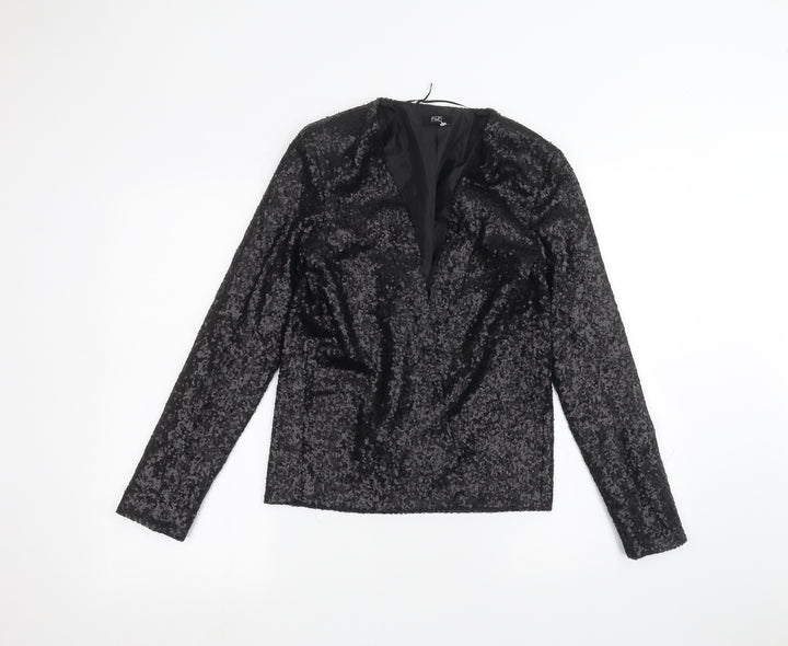 F&F Womens Black   Cardigan Jumper Size 6