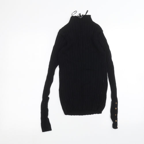 Topshop Womens Black   Basic T-Shirt Size 8