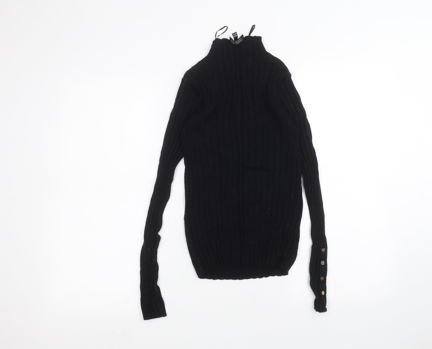 Topshop Womens Black   Basic T-Shirt Size 8