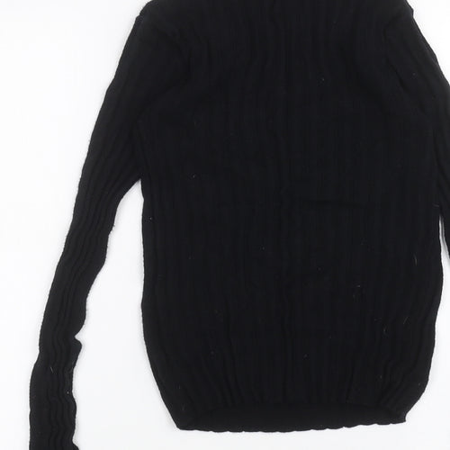 Topshop Womens Black   Basic T-Shirt Size 8