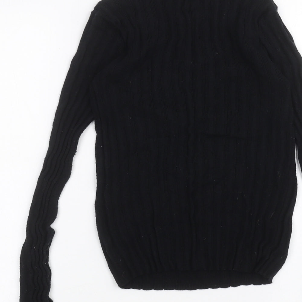 Topshop Womens Black   Basic T-Shirt Size 8
