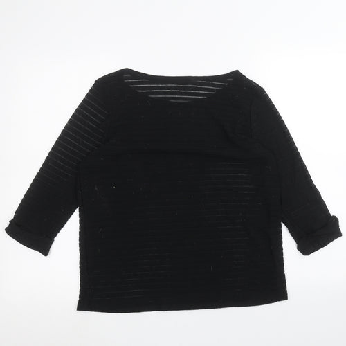 River Island Womens Black   Basic T-Shirt Size 12