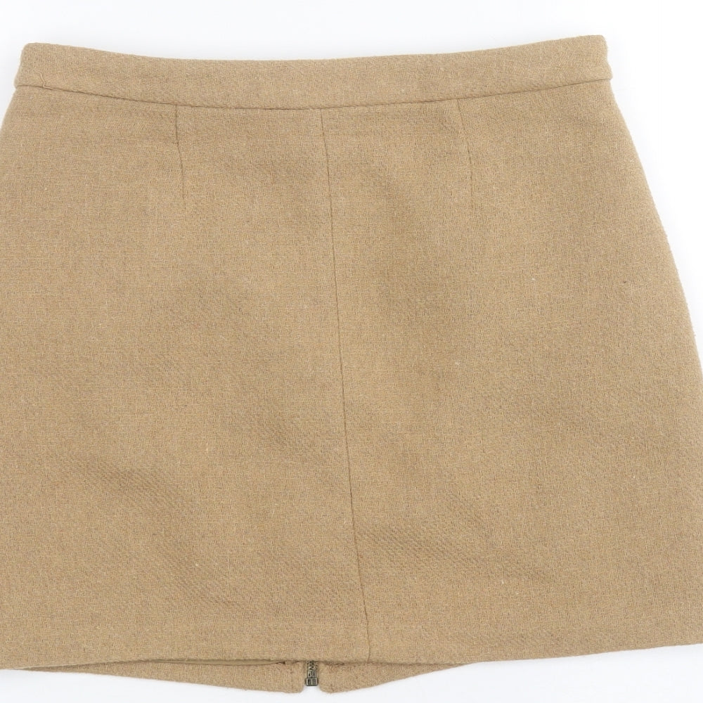 New Look Womens Brown   Mini Skirt Size 8