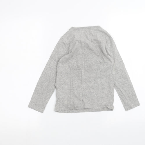Primark Boys Grey   Basic T-Shirt Size 6-7 Years