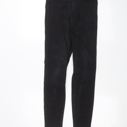 Denim & Co. Womens Black   Skinny Jeans Size 10 L23 in
