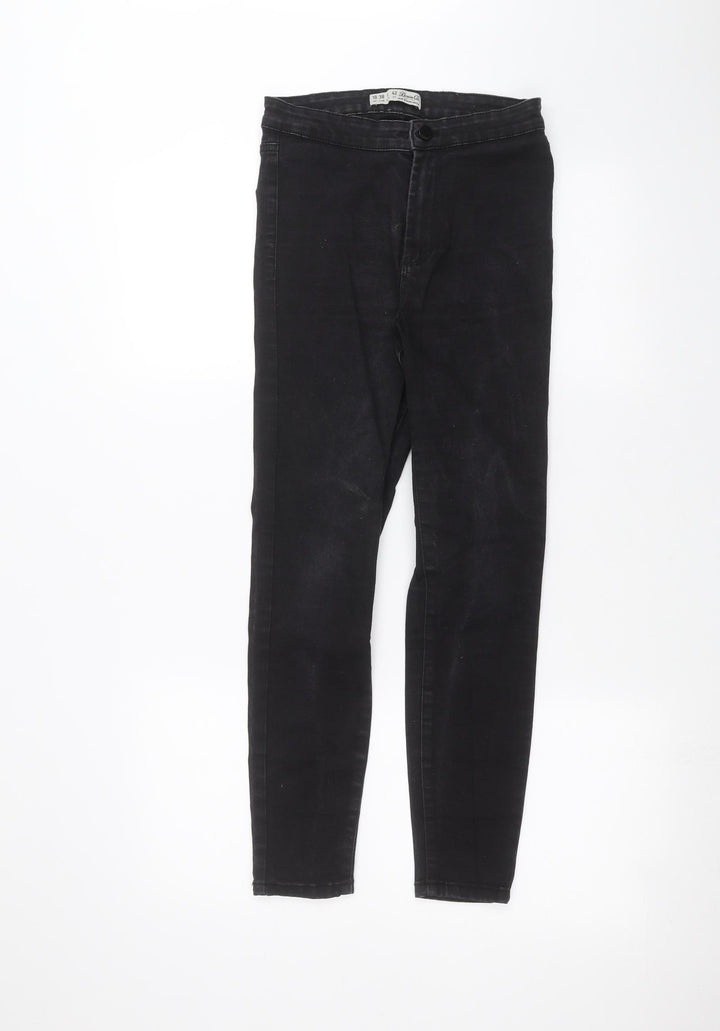 Denim & Co. Womens Black Skinny Jeans Size 10 L23 in