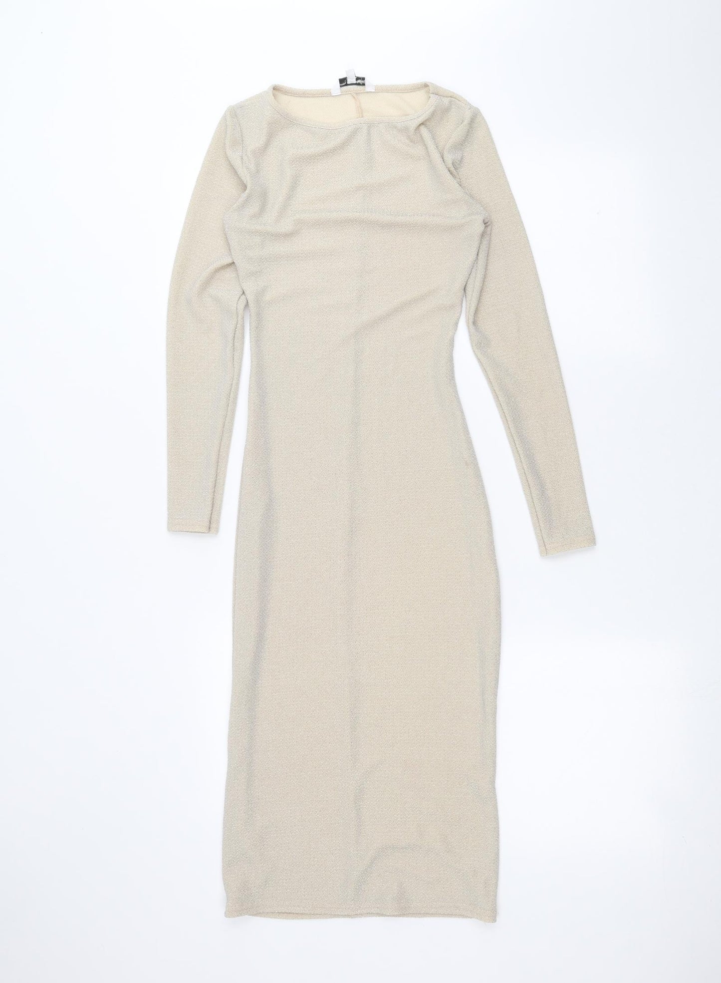New Look Womens Beige   Pencil Dress  Size 12