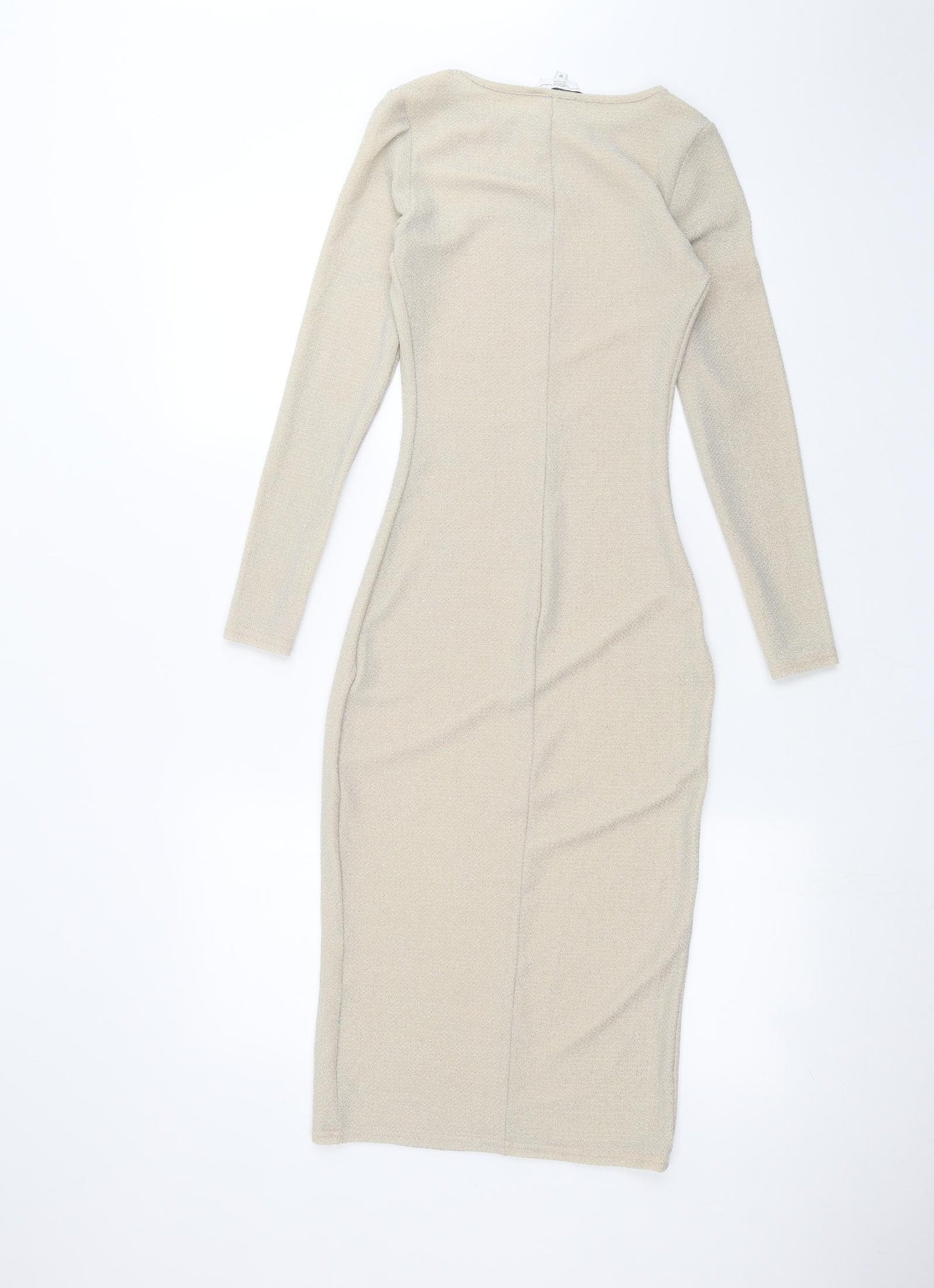 New Look Womens Beige   Pencil Dress  Size 12