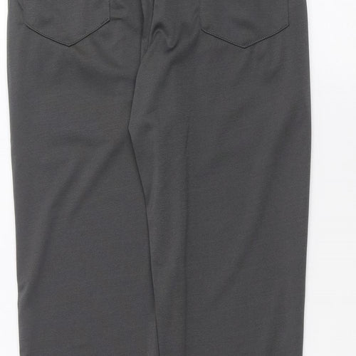 Preworn Womens Black   Trousers  Size 12 L25 in