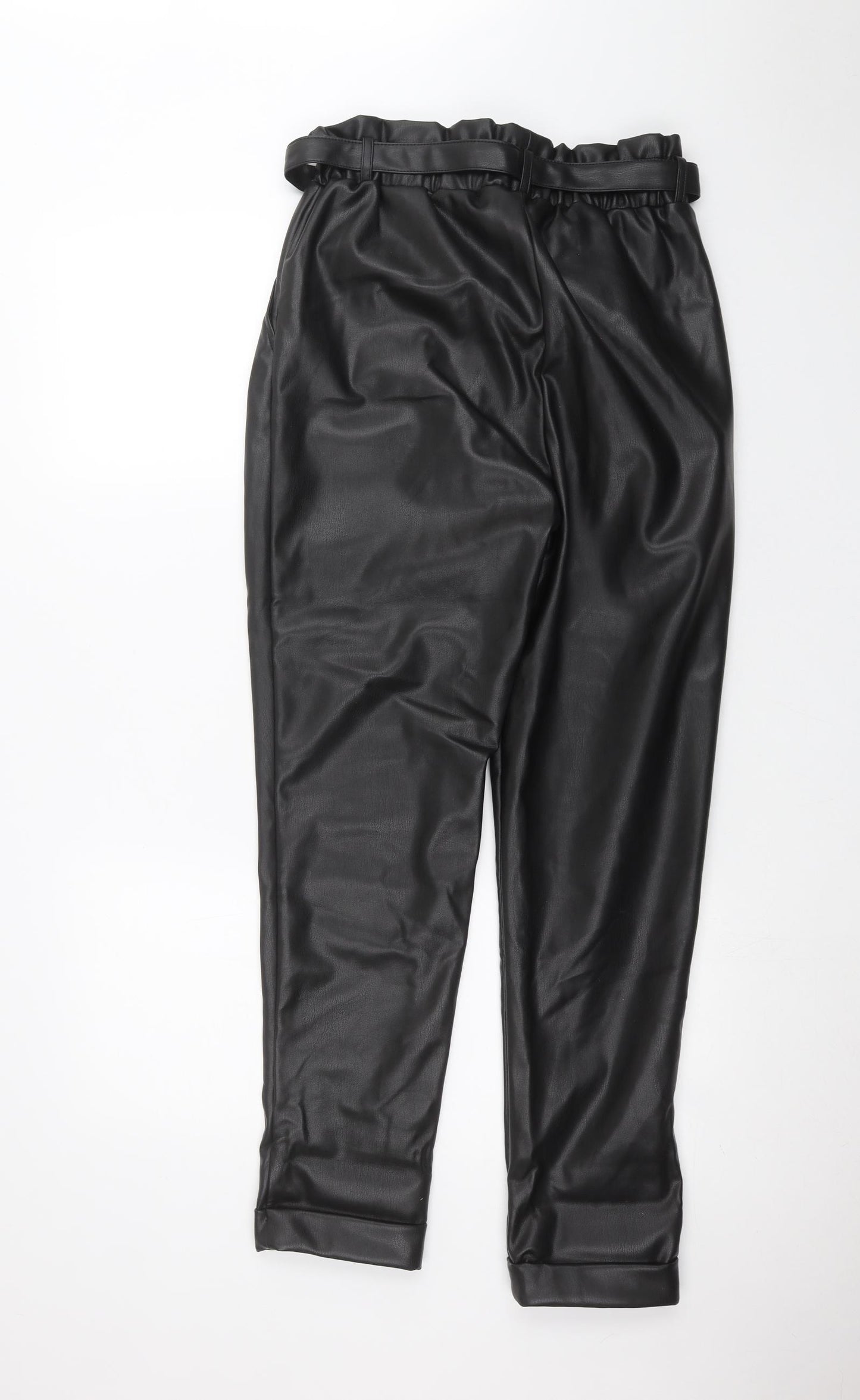 Apricot Womens Black   Trousers  Size 8 L27 in