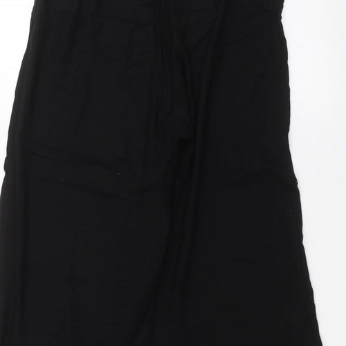 H&M Womens Black   Trousers  Size 8 L20 in