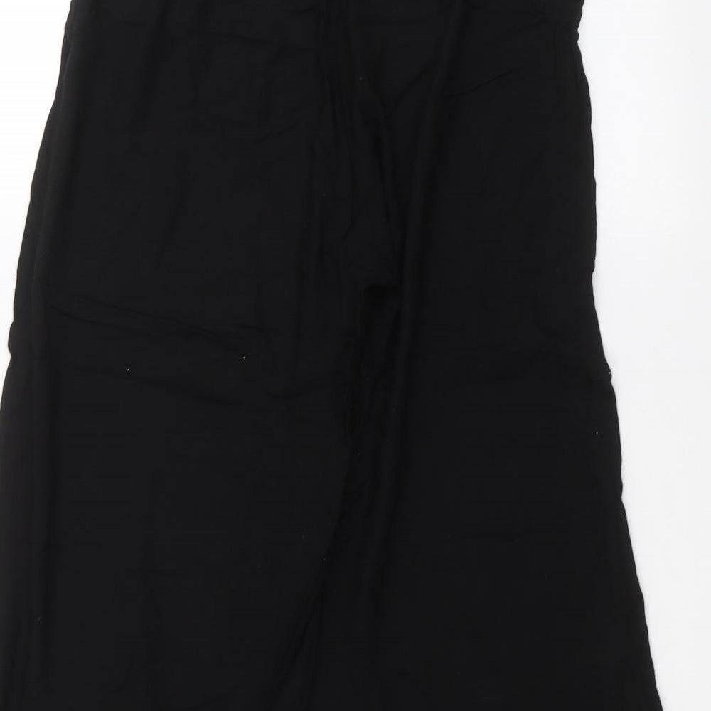 H&M Womens Black   Trousers  Size 8 L20 in