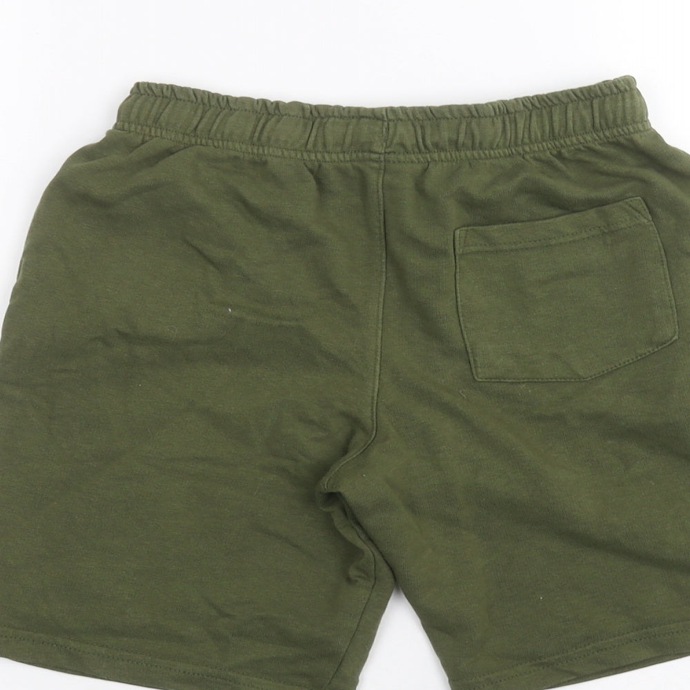 George Boys Green   Sweat Shorts Size 11-12 Years