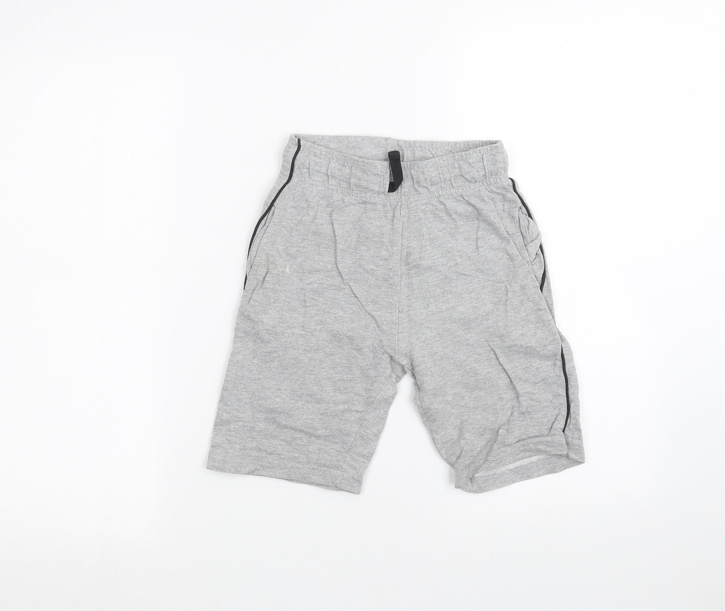 Preworn Boys Grey   Sweat Shorts Size 7 Years