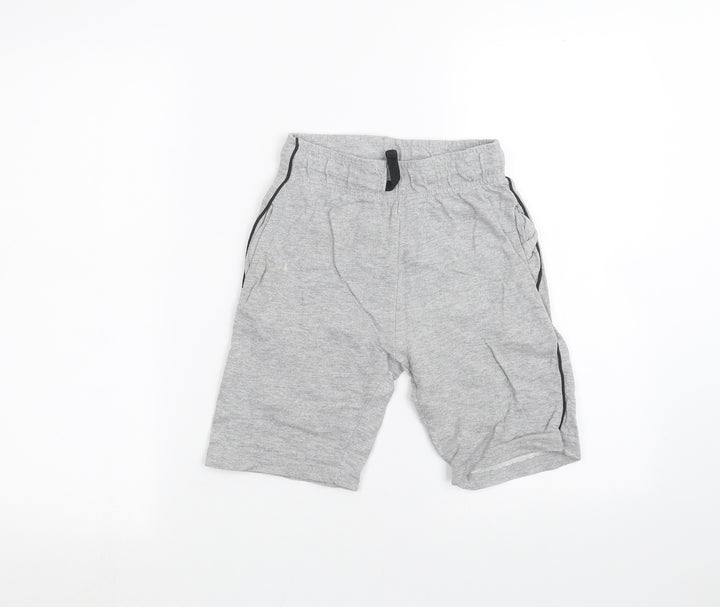 Preworn Boys Grey Sweat Shorts Size 7 Years