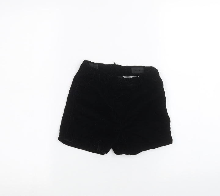 H&M Girls Black Sweat Shorts Size 5-6 Years