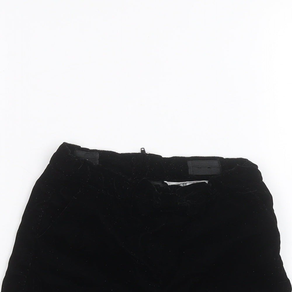 H&M Girls Black   Sweat Shorts Size 5-6 Years
